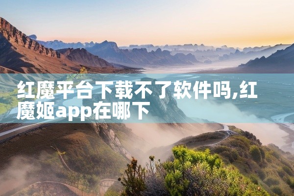 红魔平台下载不了软件吗