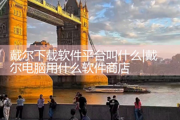 戴尔下载软件平台叫什么